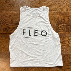 Fleo OG White Sleeveless Tank